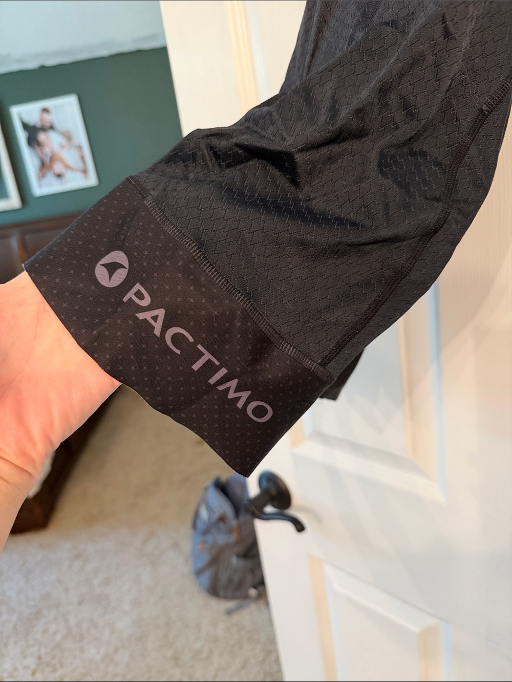 Pactimo Black Cycling Bib Shorts 6 inch inseam - Picture 3 of 6